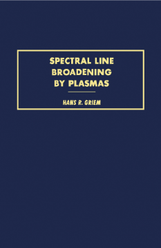 Spectral Line Broadening by Plasmas Spectral Line Broadening by Plasmas