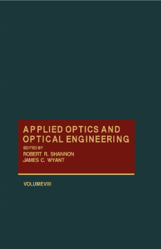Applied Optics and Optical Engineering V8 Applied Optics and Optical Engineering V8