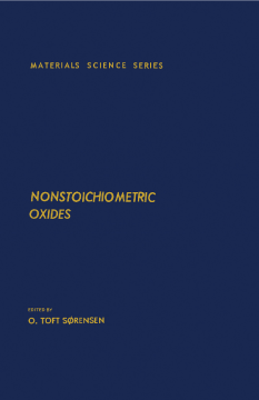 Nonstoichiometric Oxides Nonstoichiometric Oxides