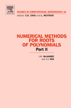 Numerical Methods for Roots of Polynomials - Part II Numerical Methods for Roots of Polynomials - Part II