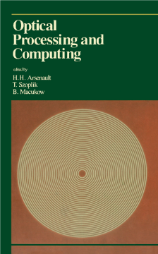 Optical Processing and Computing Optical Processing and Computing