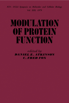 Modulation of Protein Function Modulation of Protein Function