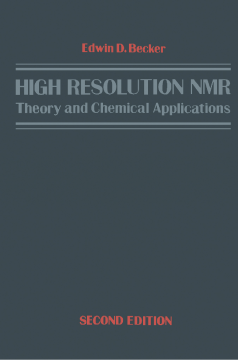 High Resolution NMR High Resolution NMR