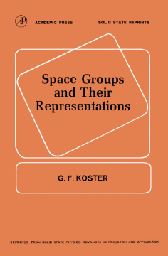Space Groups and Their Representations Space Groups and Their Representations