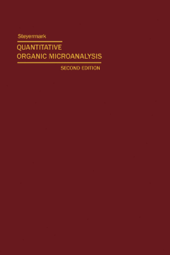 Quantitative Organic Microanalysis Quantitative Organic Microanalysis