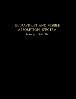 Ultraviolet and Visible Absorption Spectra Ultraviolet and Visible Absorption Spectra