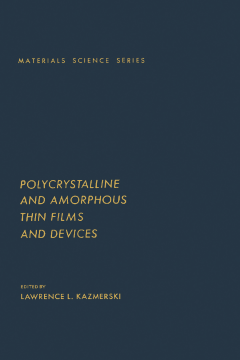 Polycrystalline And Amorphous Thin Films And Devices Polycrystalline And Amorphous Thin Films And Devices