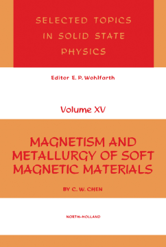 Magnetism And Metallurgy Of Soft Magnetic Materials Magnetism And Metallurgy Of Soft Magnetic Materials