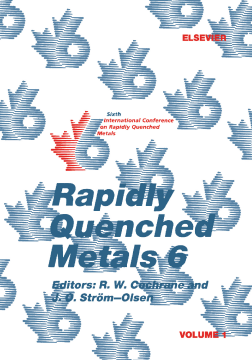 Rapidly Quenched Metals 6 Rapidly Quenched Metals 6