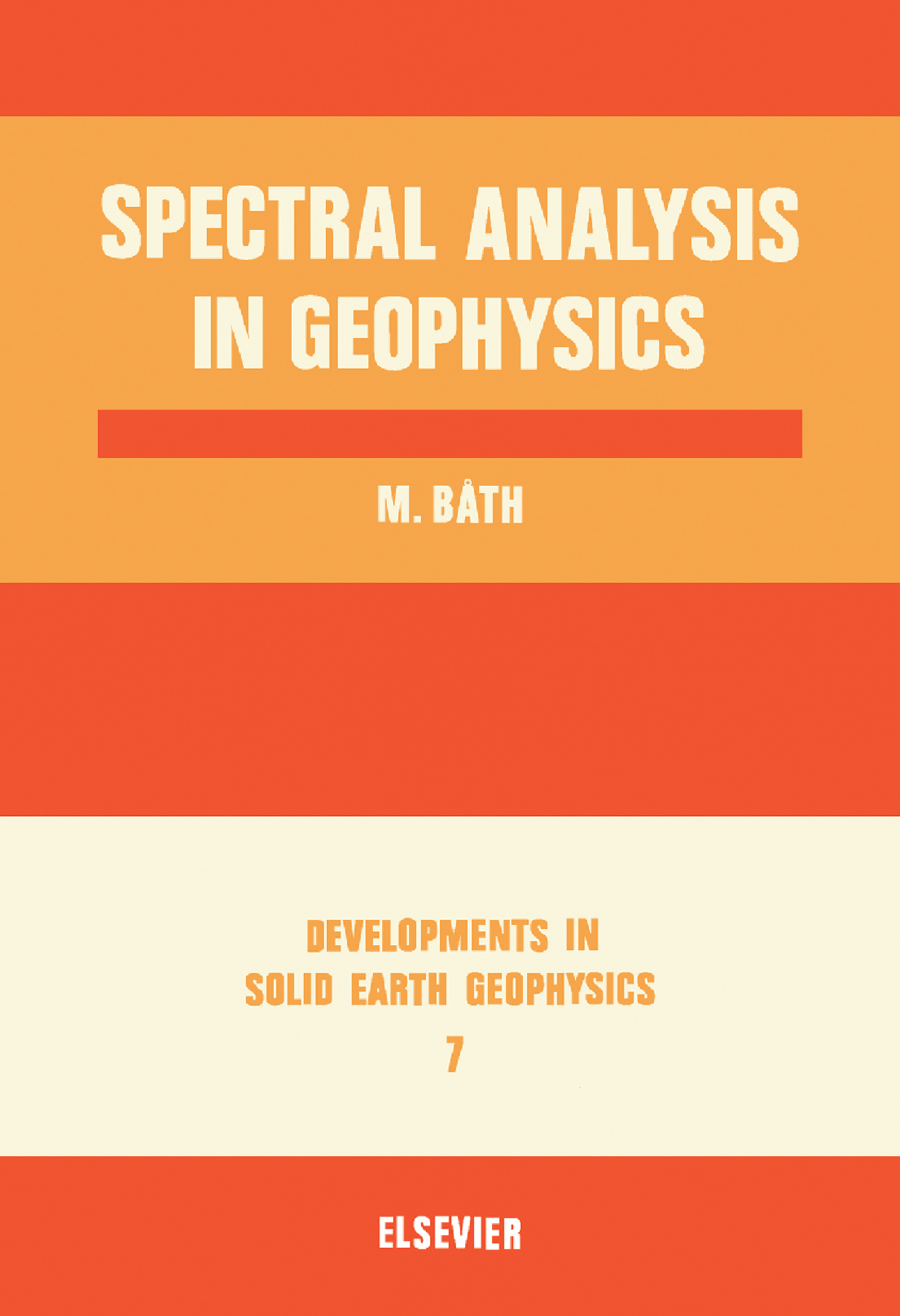 Spectral Analysis in Geophysics