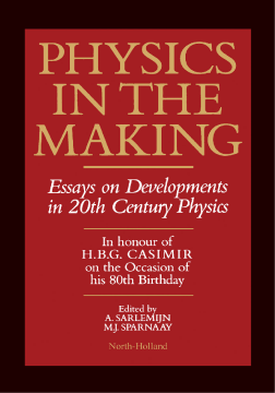 Physics in the Making Physics in the Making