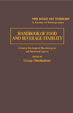 Handbook of Food and Beverage Stability Handbook of Food and Beverage Stability
