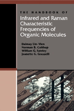 The Handbook of Infrared and Raman Characteristic Frequencies of Organic Molecules The Handbook of Infrared and Raman Characteristic Frequencies of Organic Molecules