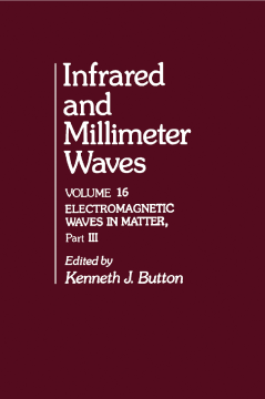Infrared and Millimeter Waves V16