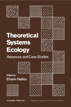 Theoretical Systems Ecology Theoretical Systems Ecology