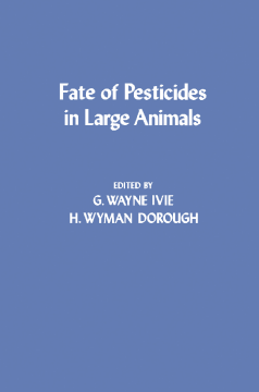Fate of Pesticides in Large Animals Fate of Pesticides in Large Animals