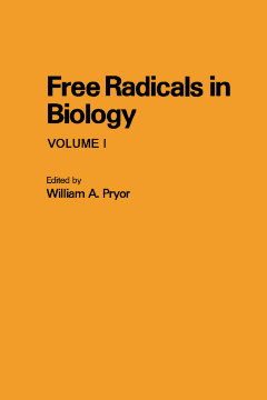 Free Radicals in Biology V1 Free Radicals in Biology V1
