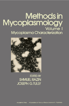 Methods in Mycoplasmology V1 Methods in Mycoplasmology V1