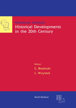 Numerical Analysis: Historical Developments in the 20th Century Numerical Analysis: Historical Developments in the 20th Century