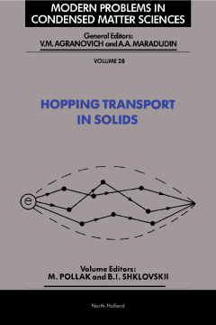 Hopping Transport in Solids Hopping Transport in Solids
