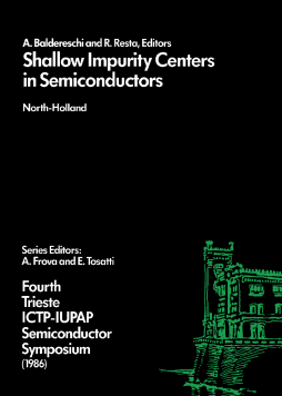 Shallow Impurity Centers in Semiconductors Shallow Impurity Centers in Semiconductors