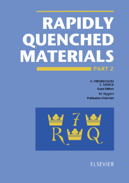 Rapidly Quenched Materials Rapidly Quenched Materials