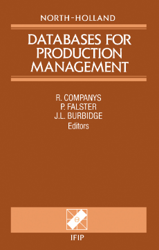 Databases for Production Management Databases for Production Management