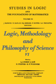 Logic, Methodology and Philosophy of Science VI Logic, Methodology and Philosophy of Science VI