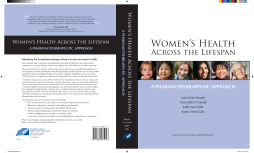 Women's Health Across the Lifespan Women's Health Across the Lifespan