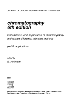 Chromatography Chromatography
