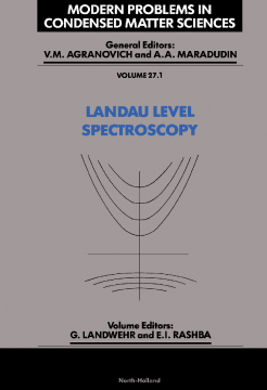 Landau Level Spectroscopy Landau Level Spectroscopy