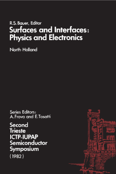 Surfaces and Interfaces: Physics and Electronics Surfaces and Interfaces: Physics and Electronics