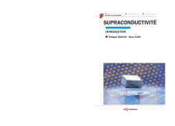Supraconductivité Supraconductivité