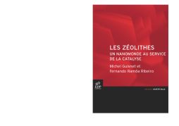 Les Zéolithes Les Zéolithes