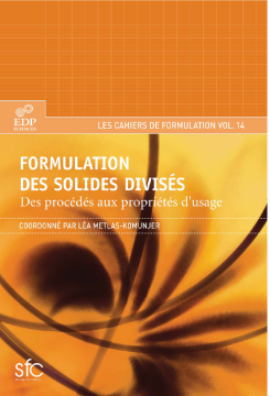 Formulation des solides divisés Formulation des solides divisés