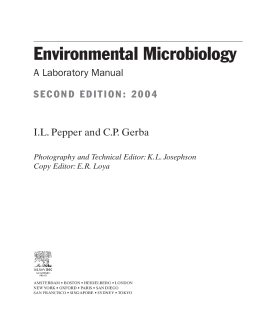 Environmental Microbiology Environmental Microbiology