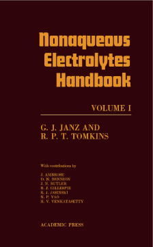 Nonaqueous Electrolytes Handbook Nonaqueous Electrolytes Handbook