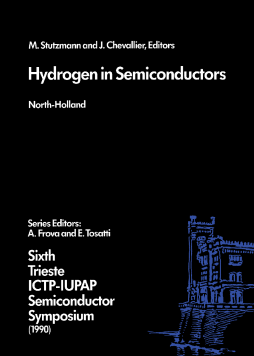 Hydrogen in Semiconductors Hydrogen in Semiconductors