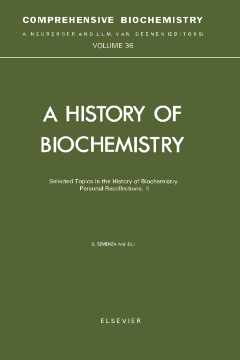 Selected Topics in the History of Biochemistry Selected Topics in the History of Biochemistry