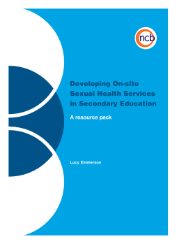 Developing On-site Sexual Health Services in Secondary Education
