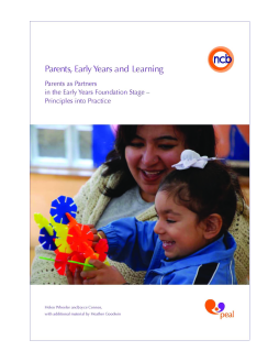 Parents, Early Years and Learning