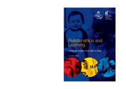Relationships and Learning Relationships and Learning