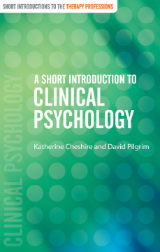 A Short Introduction To Clinical Psychology A Short Introduction To Clinical Psychology