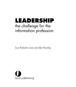 Leadership Leadership