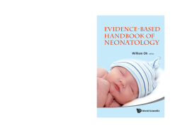 Evidence-based Handbook Of Neonatology Evidence-based Handbook Of Neonatology