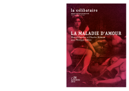 La maladie d'amour La maladie d'amour