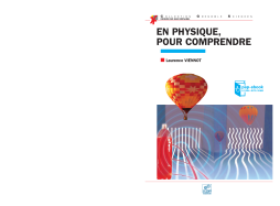En physique, pour comprendre En physique, pour comprendre