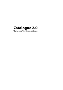 Catalogue 2.0