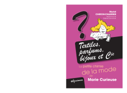 Textiles, parfums, bijoux et Cie Textiles, parfums, bijoux et Cie