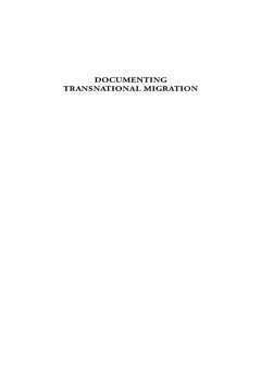 Documenting Transnational Migration Documenting Transnational Migration